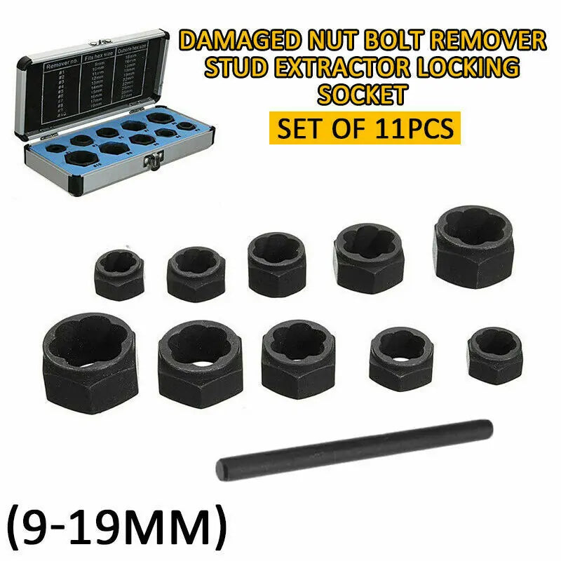 10 Pieces Nut Removal Tool